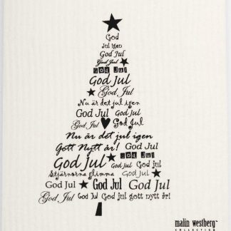 Tree with Text - Black