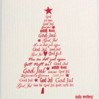 Trees with Text - Red