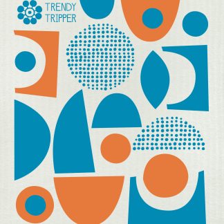 Abstract Cobalt + Orange