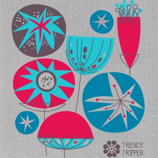 ATOMIC FLOWER ON GREY JENN SKI