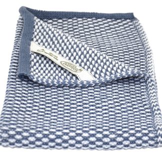 SOLWANG DESIGN Danish 100% ORGANIC Cotton Guest Towel - Dark Rustic Blue