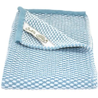 SOLWANG DESIGN Danish 100% ORGANIC Cotton Guest Towel - Azure