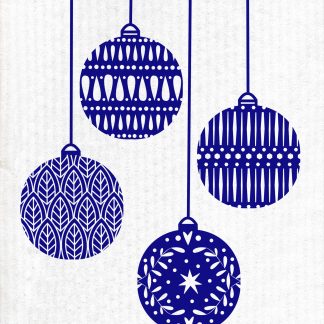 Holiday Ornament - Blue Baubles - SALE JUST $1 EACH!!