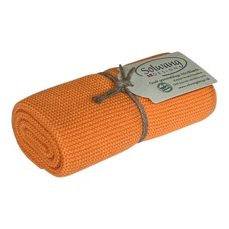 SOLWANG DESIGN Danish ORGANIC Cotton Kitchen / Hand Towel - BRIGHT ORANGE