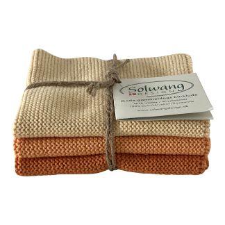 SOLWANG DESIGN Danish ORGANIC Burnt Orange Combi