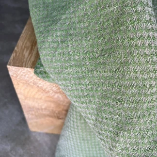 Vaxbo Lin 100% Linen Tea Towel Made in Sweden - BRIS (Breeze) - Leaf Green