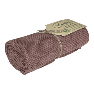 SOLWANG DESIGN Danish Cotton Kitchen / Hand Towel - Organic Chocolate