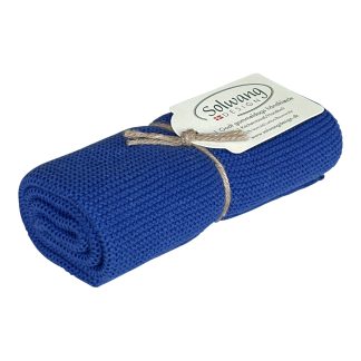SOLWANG DESIGN Danish ORGANIC Cotton Kitchen / Hand Towel - COBALT BLUE