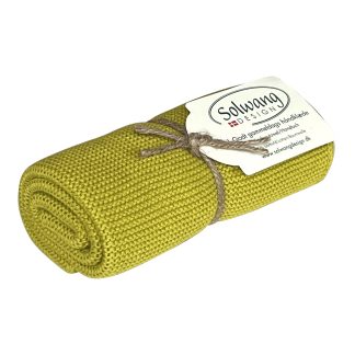 SOLWANG DESIGN Danish ORGANIC Cotton Kitchen / Hand Towel - DARK LEMON