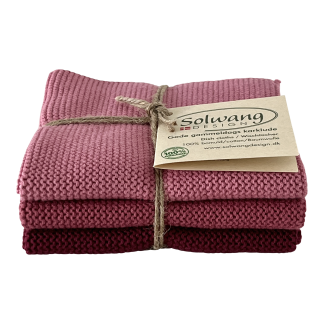 SOLWANG DESIGN Danish ORGANIC Dark Rose Combi