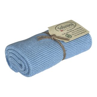 SOLWANG DESIGN Danish ORGANIC Cotton Kitchen / Hand Towel - LIGHT BLUE