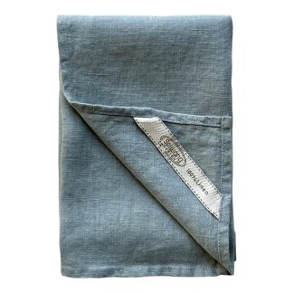 SOLWANG DESIGN 100% Linen Napkin 15.75" x 15.75" - Rustic Blue