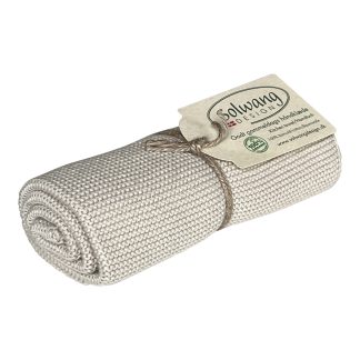 SOLWANG DESIGN Danish Cotton Kitchen / Hand Towel - Organic Ash Grey