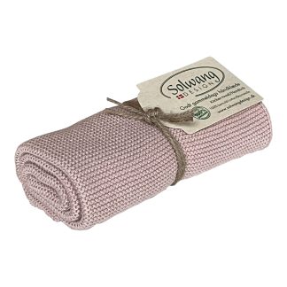 SOLWANG DESIGN Danish Cotton Kitchen / Hand Towel - Organic Lt Smoky Rose