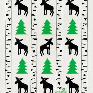 Moose in Trees by Anneko