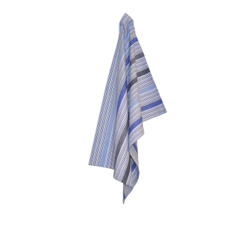 SOLWANG DESIGN Tea Towel 100% Certified Organic Cotton - Multi Blue