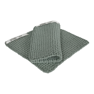 SOLWANG DESIGN Danish Pot Holders 100% Certified Organic Cotton - Arctic Green