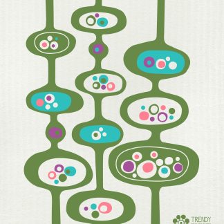 Pods – Dark Green + Turquoise