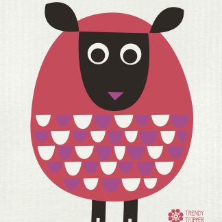 swedish dishcloth jenn ski mcm sheep