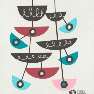 Slicer – Black + Turquoise on Natural