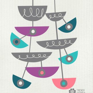Slicer – Dark Grey + Turquoise on Natural