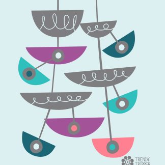 Slicer – Dark Grey + Turquoise on Pastel Green