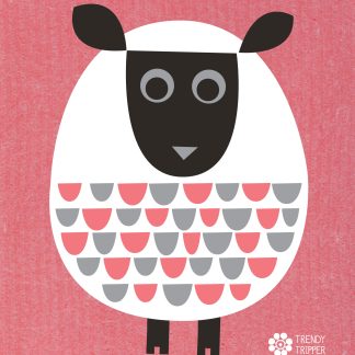 jenn ski mcm sheep swedish dishcloth